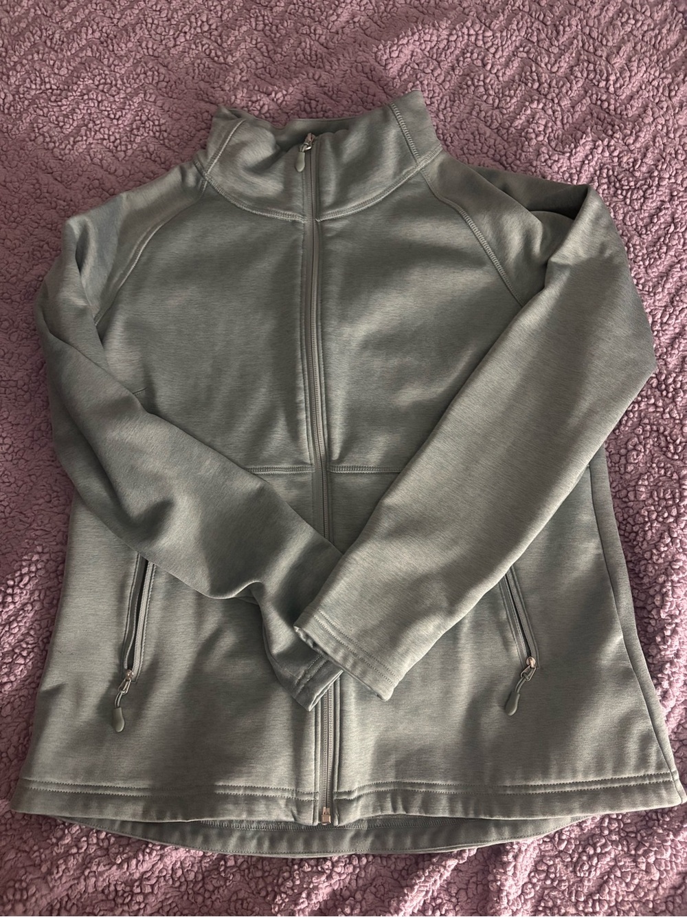 Kirkland Signature Light Green-Zip Utility Jacket